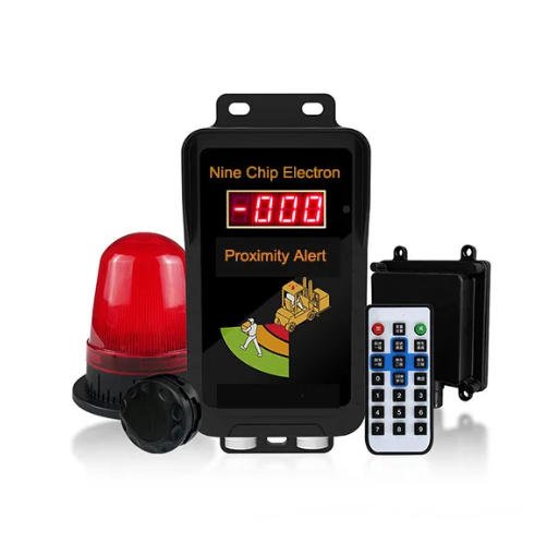 Sistema de Advertencia para Montacargas con Radar de Onda Milimétrica