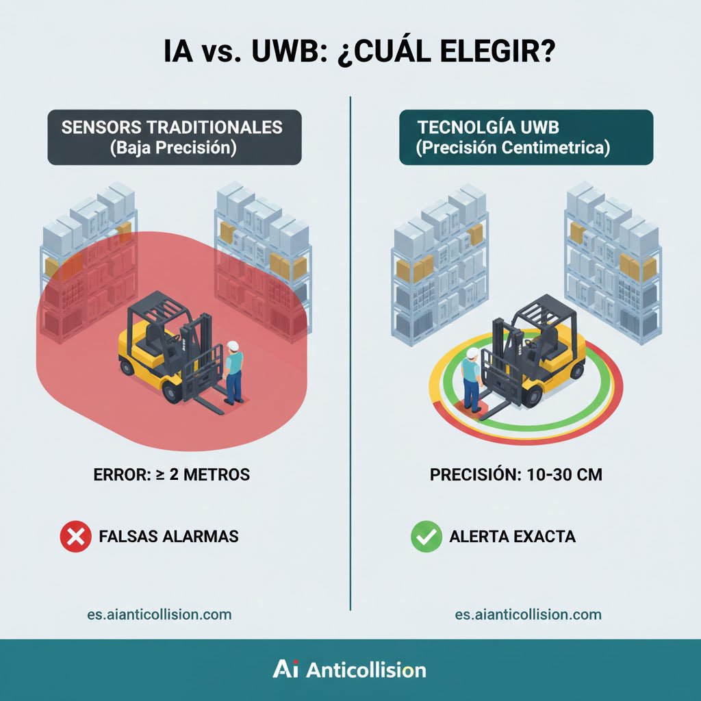 UWB vs Sensores Tradicionales